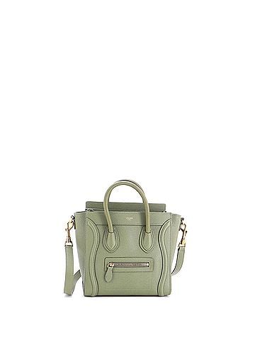 Céline Luggage Bag Grainy Leather Nano (view 1)