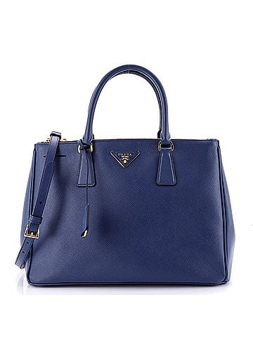 Prada Double Zip Lux Tote Saffiano Leather Medium (view 1)