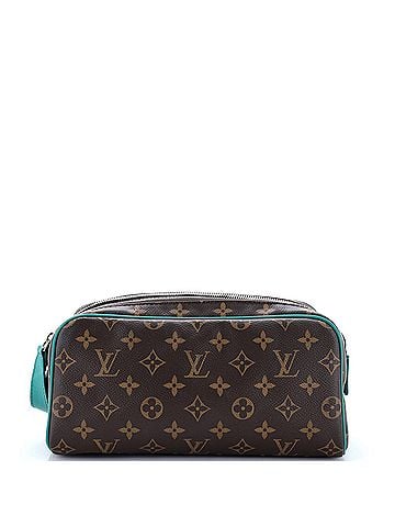 Louis Vuitton Dopp Kit Toiletry Pouch Macassar Monogram Canvas (view 1)