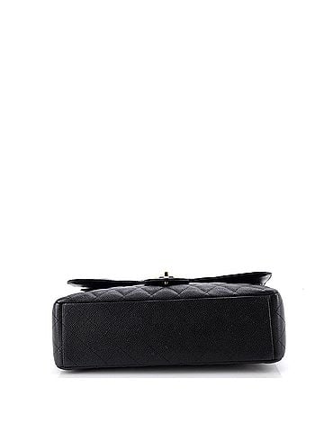 Chanel Vintage Classic Double Flap Bag Quilted Caviar Maxi (view 2)