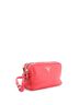 Prada 100% Leather Red Double Zip Camera Bag Vitello Daino One size - photo 3