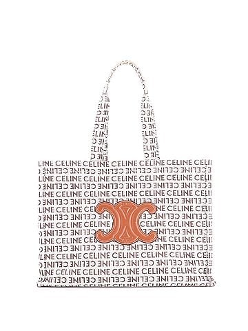 Céline Cabas Thais Tote All Over Logo Jacquard Large (view 1)