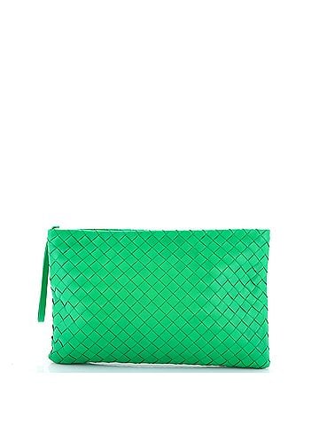 Bottega Veneta Zip Portfolio Pouch Intrecciato Nappa (view 1)