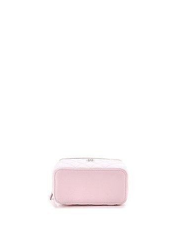 Chanel Tiny CC Link Vanity Case with Chain Quilted Caviar Small (view 2)