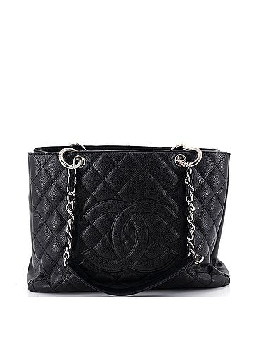 Chanel Grand Shopping Tote Quilted Caviar (view 1)