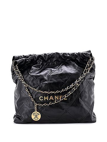 Chanel 22 Chain Hobo Quilted Calfskin Medium (view 1)