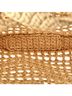 Prada 100% Raffia Tan Triangle Logo Open Tote Raffia One size - photo 5