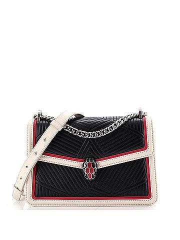 Bvlgari Serpenti Forever Shoulder Bag Quilted Leather Small (view 1)