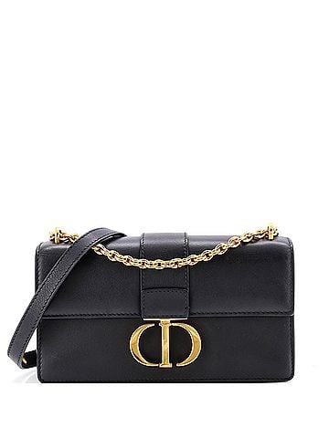 Christian Dior 30 Montaigne Chain Flap Bag Leather East West (view 1)