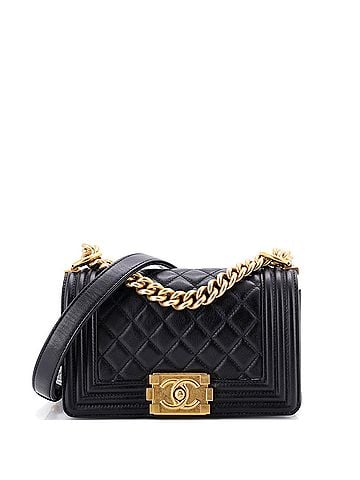 Chanel Boy Flap Bag Quilted Lambskin Small (view 1)