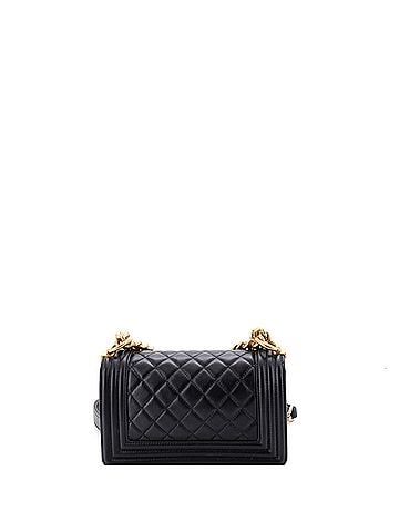Chanel Boy Flap Bag Quilted Lambskin Small (view 2)