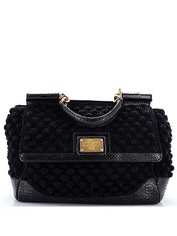 Dolce & Gabbana Miss Sicily Bag Crochet Large (view 1)