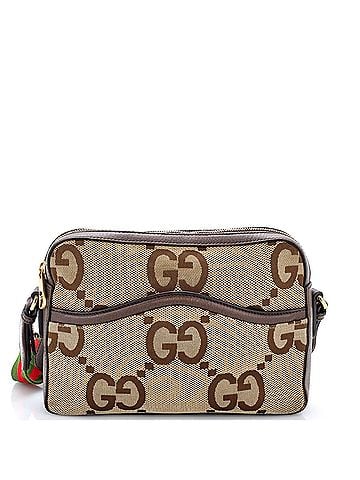 Gucci Messenger Bag Jumbo GG Canvas (view 1)