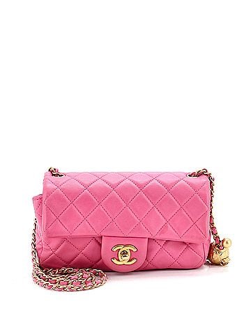 Chanel Pearl Crush Flap Bag Quilted Lambskin Mini (view 1)