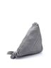 Prada 100% Leather Gray Triangle Logo Zip Messenger Leather Large One size - photo 3