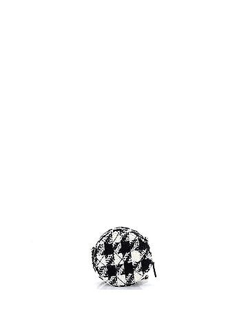 Chanel Round Clutch with Chain and Coin Purse Quilted Tweed with Shearling (view 2)
