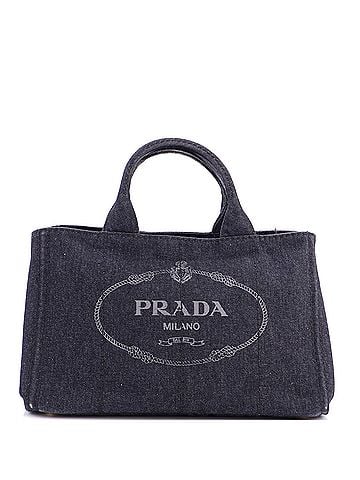 Prada Canapa Tote Denim Large (view 1)