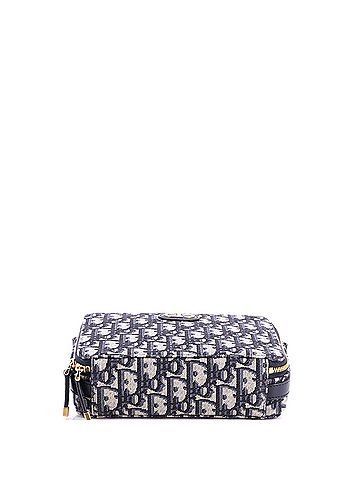 Christian Dior 30 Montaigne Convertible Top Handle Box Bag Oblique Canvas (view 2)