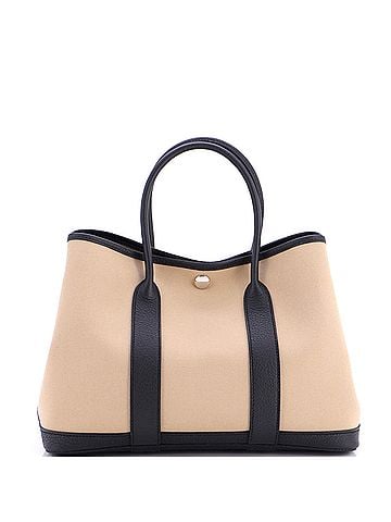 Hermès Garden Party Tote Toile and Leather 30 (view 1)