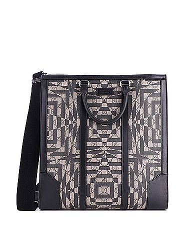 Gucci Convertible Tote Caleido GG Coated Canvas Tall (view 1)