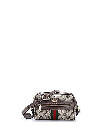 Gucci Ophidia Shoulder Bag GG Coated Canvas Mini (view 1)