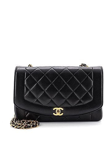 Chanel Vintage Diana Flap Bag Quilted Lambskin Medium (view 1)