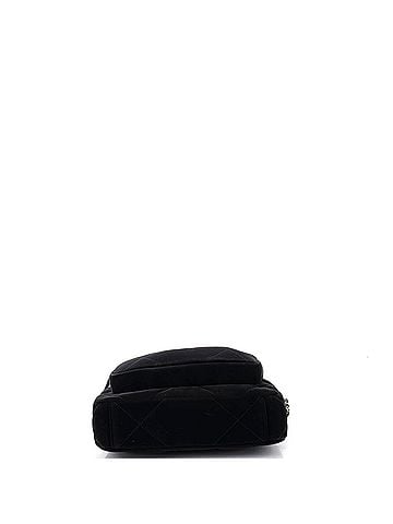 Chanel 25 Clutch With Chain Quilted Velvet Effect Nylon and Shiny Crumpled Calfskin Small (view 2)