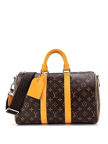 Louis Vuitton Keepall Bandouliere Bag Macassar Monogram Canvas 35 (view 1)