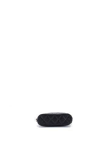 Chanel CC Dome Zip Clutch with Chain Quilted Caviar Mini (view 2)