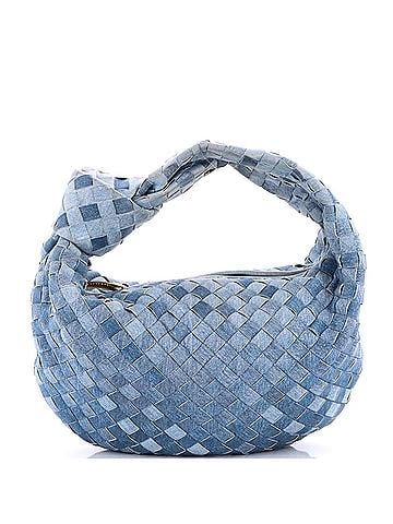 Bottega Veneta BV Jodie Hobo Intrecciato Denim Teen (view 1)