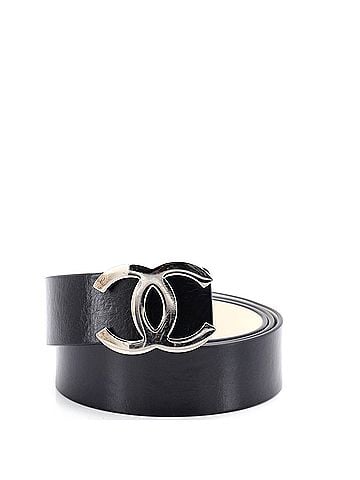 Chanel CC Reversible Belt Leather Wide (view 1)