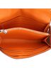 Hermès 100% Leather Orange Kelly Wallet Epsom Long One size - photo 5