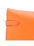 Hermès 100% Leather Orange Kelly Wallet Epsom Long One size - photo 6