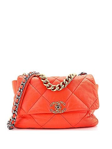 Chanel 19 Flap Bag Quilted Leather Large (view 1)