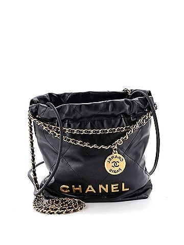 Chanel 22 Chain Hobo Quilted Calfskin Mini (view 1)