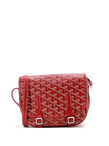 Goyard Belvedere Messenger Bag Coated Canvas with Leather PM (view 1)