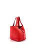 Hermès 100% Leather Red Picotin Lock Bag Clemence MM One size - photo 3