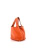 Hermès 100% Leather Yellow Orange Picotin Lock Bag Clemence PM One size - photo 3