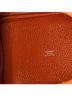 Hermès 100% Leather Yellow Orange Picotin Lock Bag Clemence PM One size - photo 5