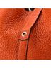 Hermès 100% Leather Yellow Orange Picotin Lock Bag Clemence PM One size - photo 6