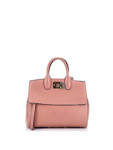 Salvatore Ferragamo Studio Satchel Leather Small (view 1)