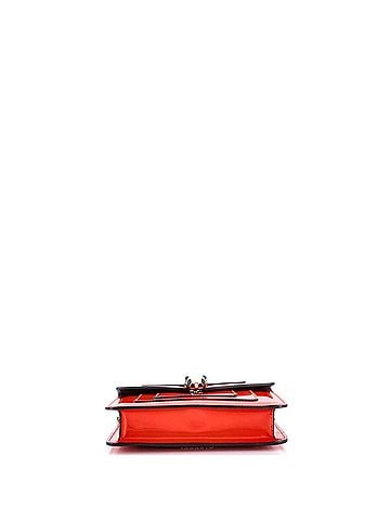 Bvlgari Serpenti Forever Square Shoulder Bag Metallic Leather Small (view 2)