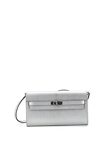 Hermès Kelly To Go Wallet Metallic Chevre Chamkilight (view 1)