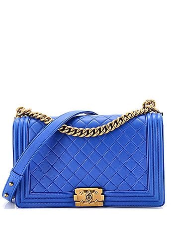 Chanel Boy Flap Bag Quilted Lambskin New Medium (view 1)