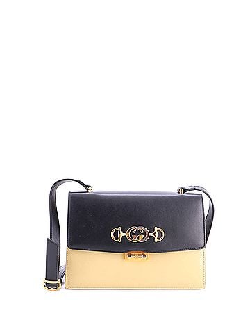 Gucci Zumi Flap Shoulder Bag Leather Small (view 1)