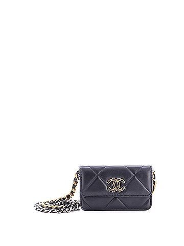 Chanel 19 Clutch With Chain Quilted Lambskin (view 1)
