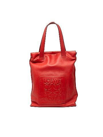 Loewe Leather Anagram Shopper Tote (view 1)