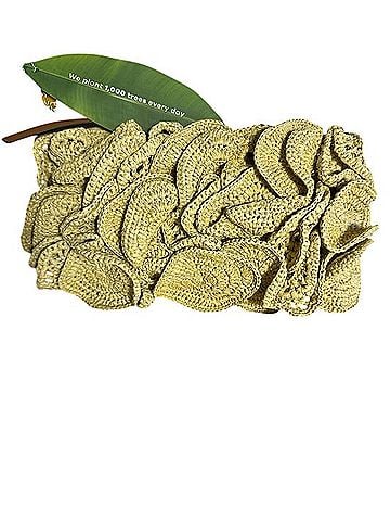 FARM Rio Raffia Flower Clutch Bag Belt (view 2)