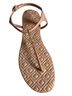 Tory Burch 100% Leather Solid Graphic Pink Sandals Size 7 - photo 5