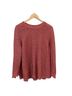 J. Crew x Dauphinette 100% Linen Solid Pink Pullover Sweater Size L - photo 1